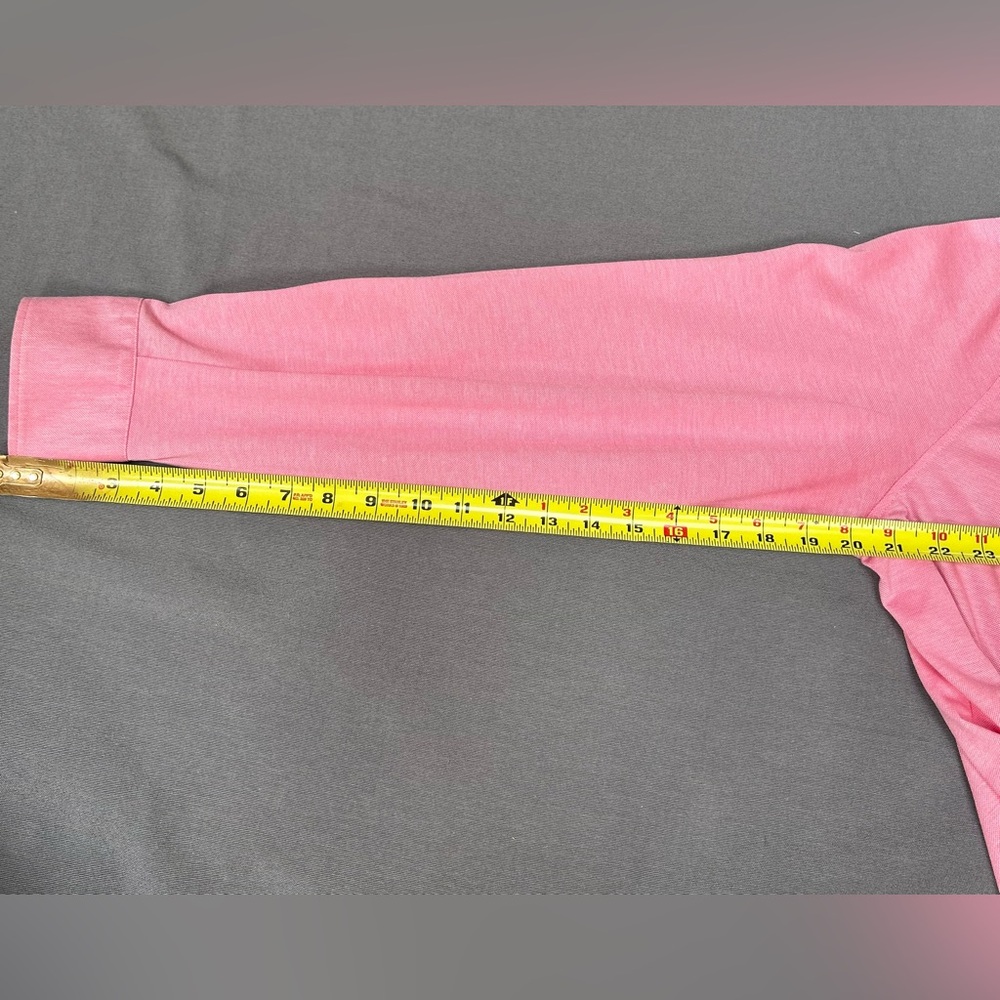 Boggi Milano Pink Filo di Scozia 100% Cotton Knit Button Front Polo Men’s Large - Picture 8 of 8